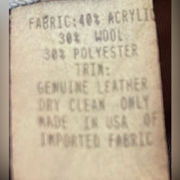 New Frontier vintage wool blend lined jacket. Please see measurements - Picture 5 of 6